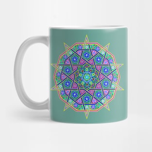 Fantasy oriental mandala pattern Mug